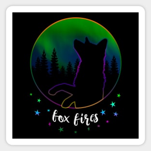 Fox Fires Sticker